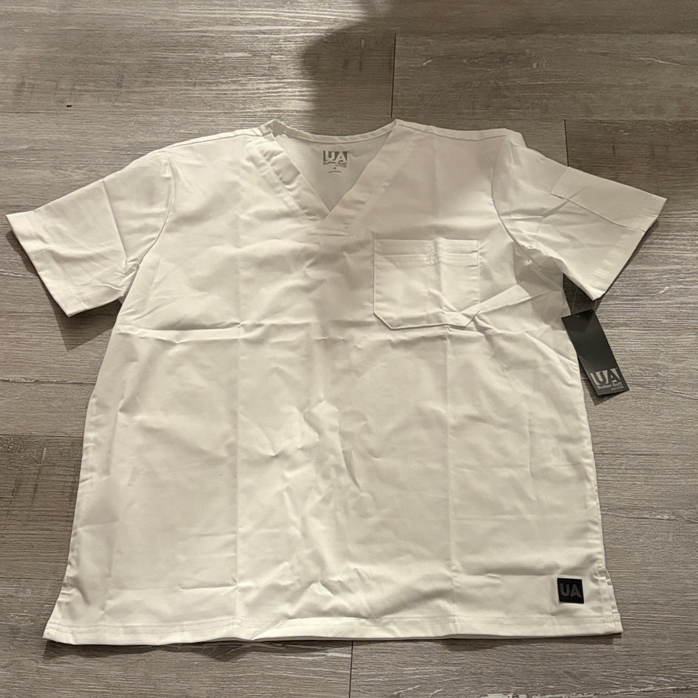 White Scrub Top